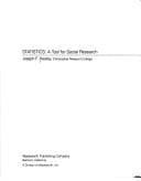 Tapa de Statistics, a tool for social research