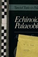 Tapa de Echinoid palaeobiology