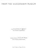 Tapa de 100 works by modern masters from the Guggenheim Museum