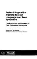 Tapa de Federal support for training foreign language and area specialists