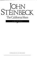 Tapa de John Steinbeck, the California years
