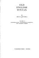 Tapa de Old English syntax