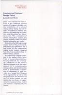 Tapa de Congress and national energy policy