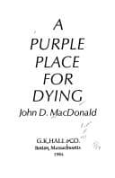 Tapa de A Purple Place for Dying