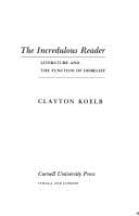 Tapa de The incredulous reader