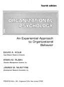 Tapa de Organizational psychology