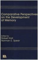 Tapa de Comparative perspectives on the development of memory