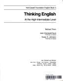 Tapa de Thinking English