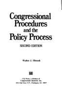 Tapa de Congressional procedures and the policy process