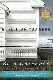 Tapa de More Than You Know