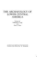 Tapa de The Archaeology of lower Central America