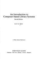 Tapa de An introduction to computer-based library systems