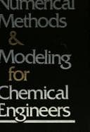 Tapa de Numerical methods and modeling for chemical engineers