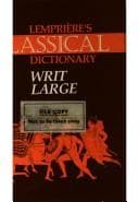 Tapa de Lemprière's classical dictionary of proper names mentioned in ancient authors writ large