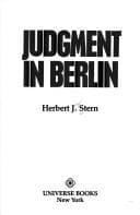 Tapa de Judgment in Berlin