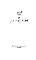 Tapa de Selected poems