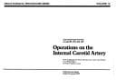 Tapa de Color atlas of operations on the internal carotid artery