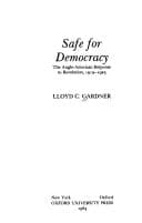Tapa de Safe for democracy