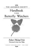 Tapa de The Audubon Society handbook for butterfly watchers