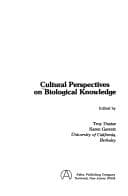 Tapa de Cultural perspectives on biological knowledge