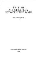 Tapa de British air strategy between the wars