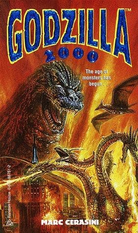 Tapa de Godzilla 2000