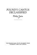 Tapa de Pound's Cantos declassified