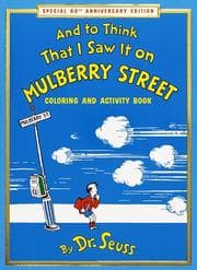 Tapa de And to Think that I Saw It on Mulberry Street Coloring & Activity Book
