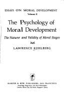 Tapa de The psychology of moral development