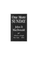 Tapa de One More Sunday
