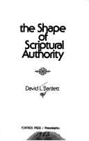 Tapa de The shape of scriptural authority