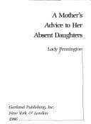 Tapa de A mother's advice to her absent daughters