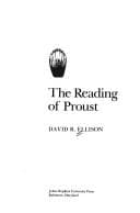 Tapa de The reading of Proust