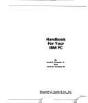 Tapa de Handbook for your IBM PC