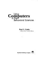 Tapa de Using computers in the behavioral sciences