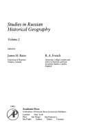 Tapa de Studies in Russian historical geography