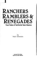 Tapa de Ranchers, ramblers, and renegades