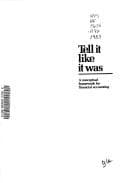 Tapa de Tell it like it was