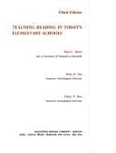 Tapa de Teaching reading in today's elementary schools