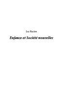 Tapa de Enfance et sociétés nouvelles