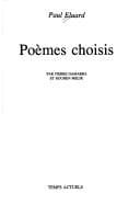 Tapa de Poèmes choisis