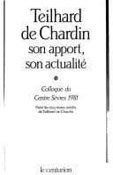 Tapa de Teilhard de Chardin