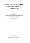 Tapa de Die Kunstdenkmäler des Stadtkreises Mannheim (Die Kunstdenkmäler in Baden-Württemberg) (German Edition)