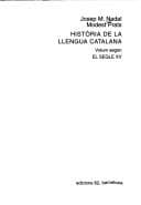 Tapa de Història de la llengua catalana
