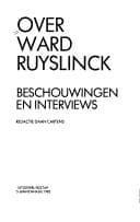 Tapa de Over Ward Ruyslinck