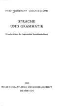 Tapa de Sprache und Grammatik