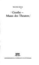 Tapa de Goethe, Mann des Theaters