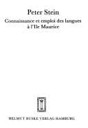 Tapa de Connaissance et emploi des langues à l'Ile Maurice