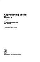 Tapa de Approaching Social Theory