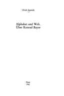 Tapa de Alphabet und Welt